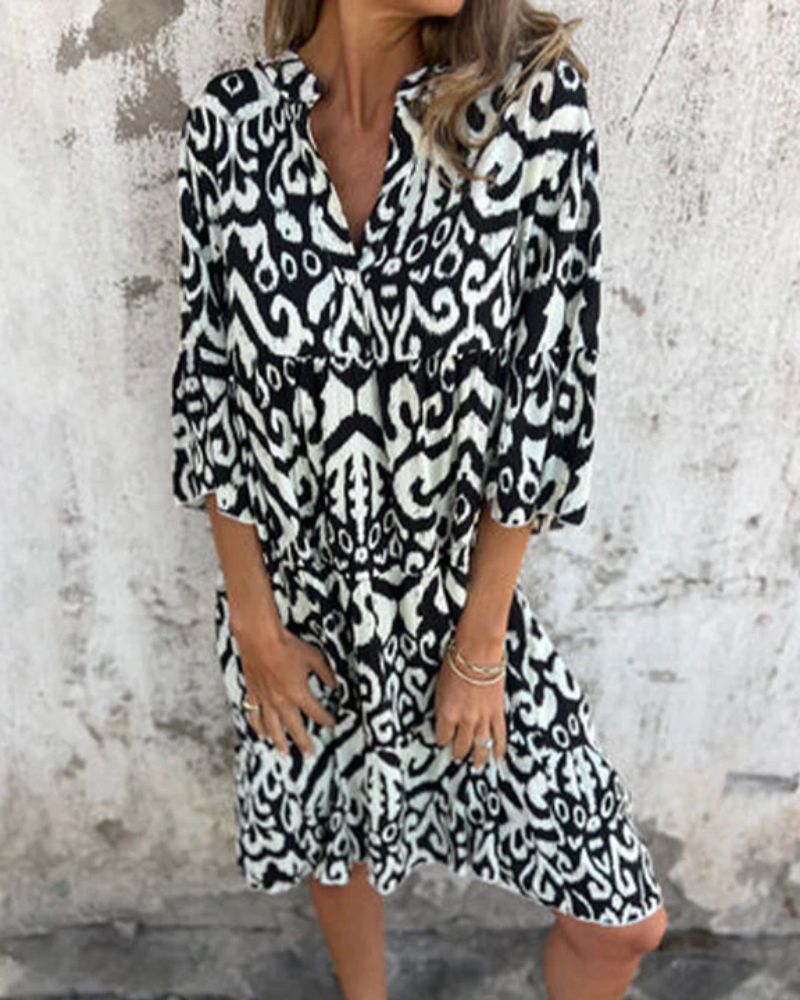 Robe Décontractée Imprimée