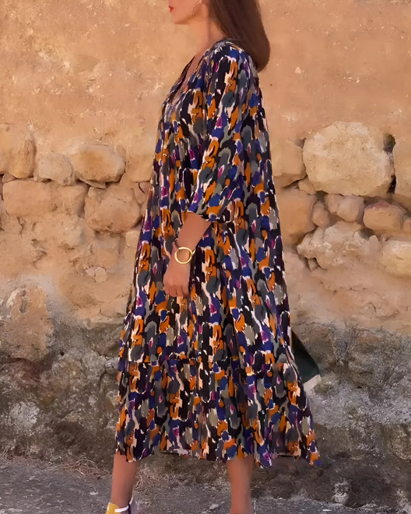 Robe Bohème Imprimée