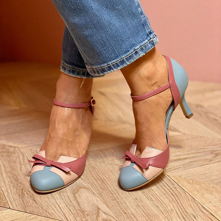 Sandales Talon Bride Nouée