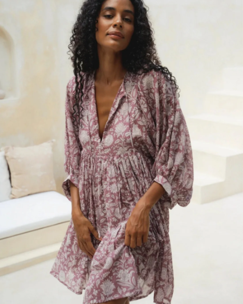 Robe Bohème Fleurie