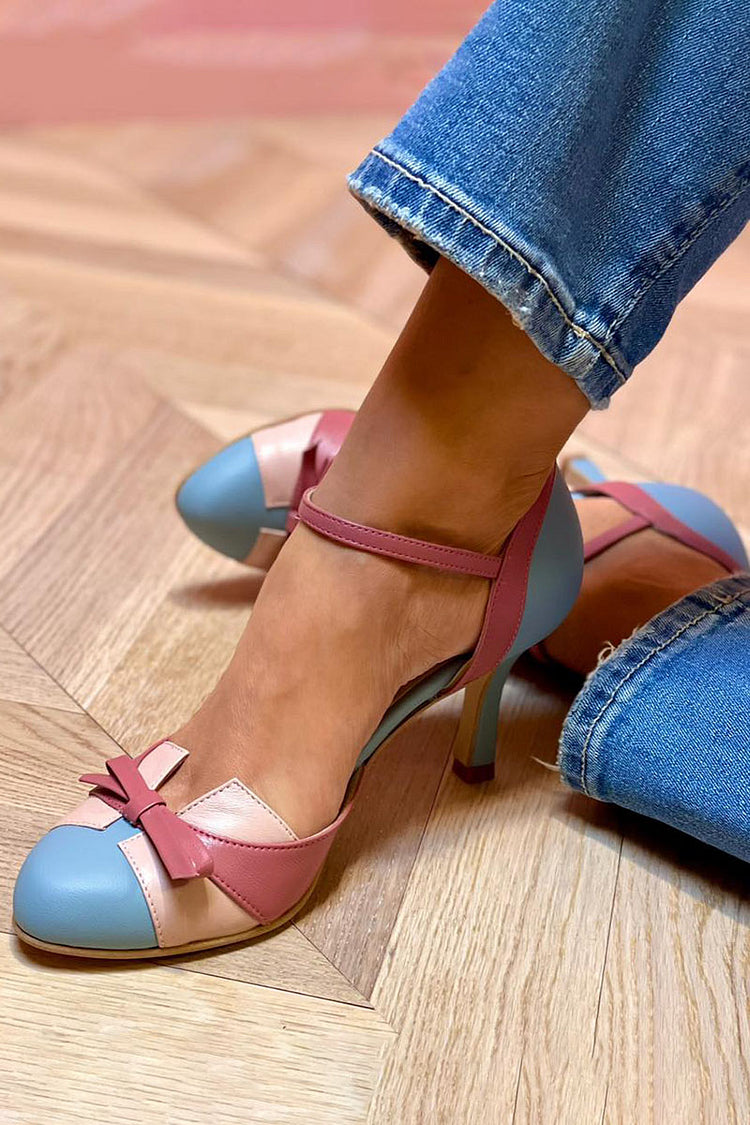 Sandales Talon Bride Nouée