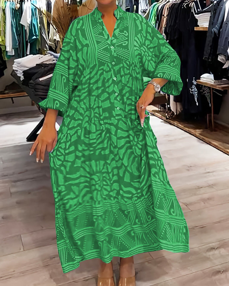 Robe Ample Imprimée