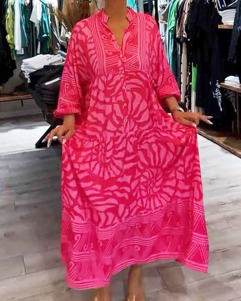 Robe Ample Imprimée