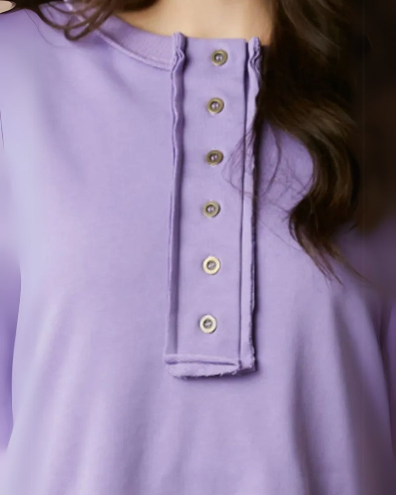 Sweatshirt à Paillettes Rose