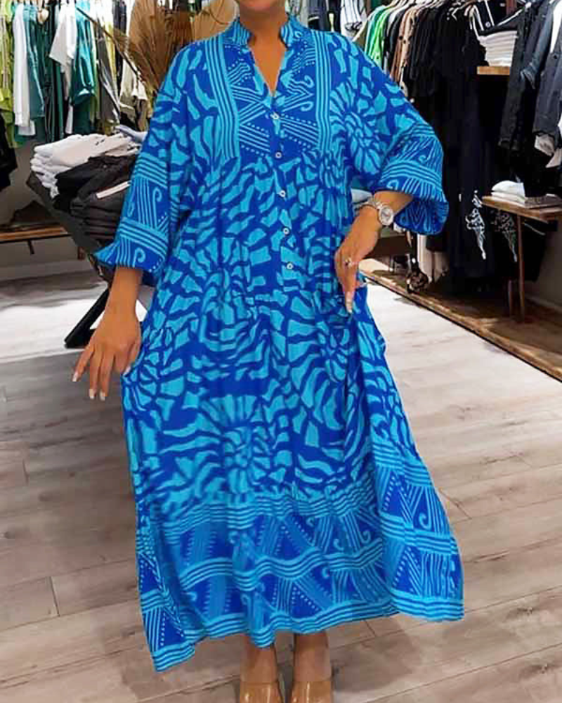 Robe Ample Imprimée