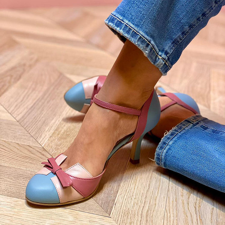 Sandales Talon Bride Nouée