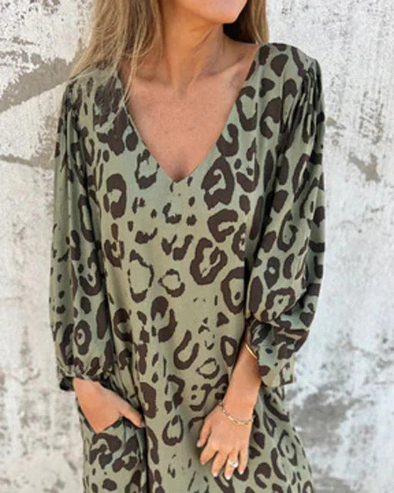 Robe Bohème Léopard