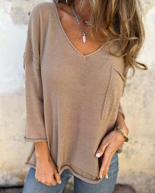Top Boho en Maille