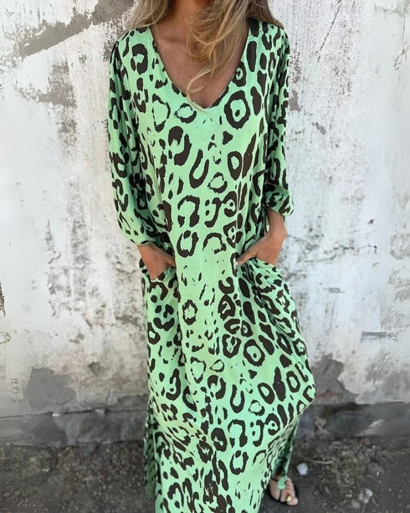 Robe Bohème Léopard
