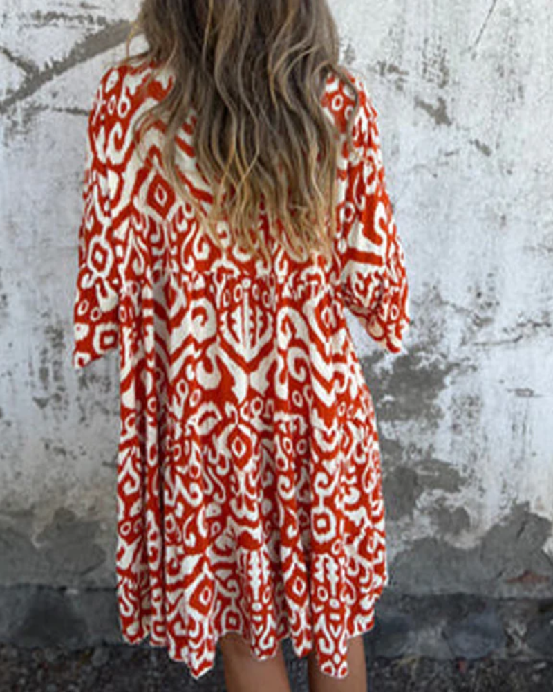 Robe Décontractée Imprimée