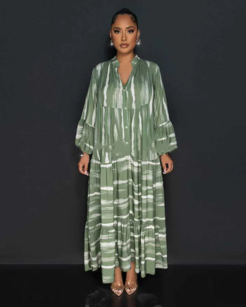 Robe Bohème à Rayures
