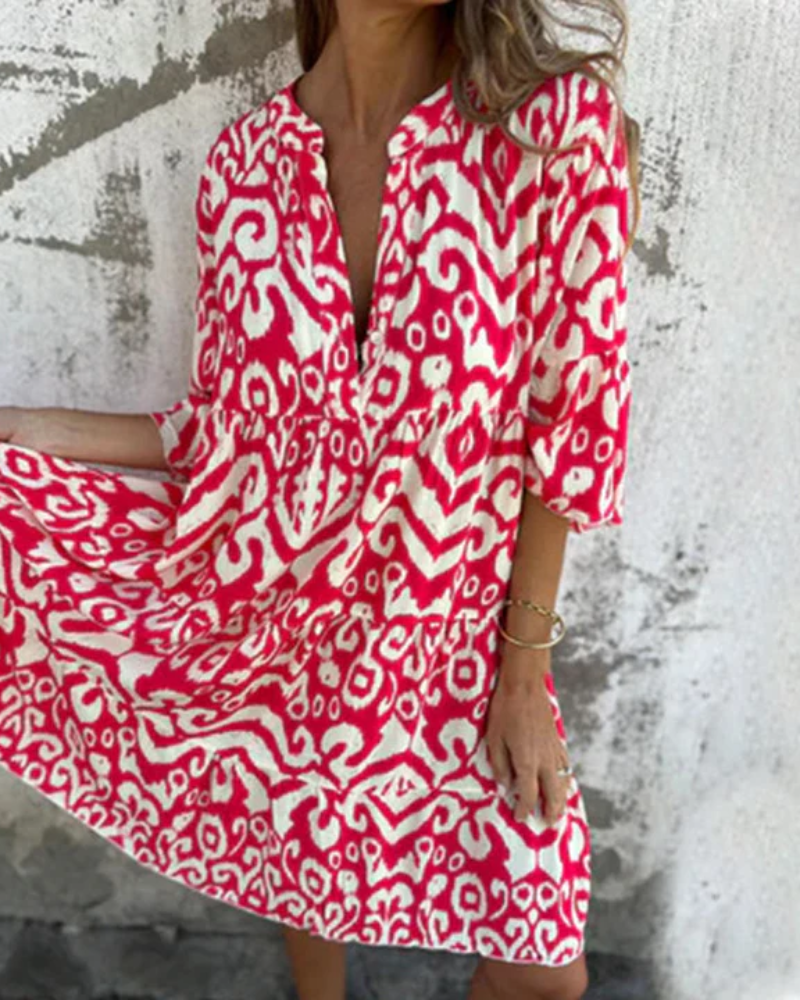 Robe Décontractée Imprimée