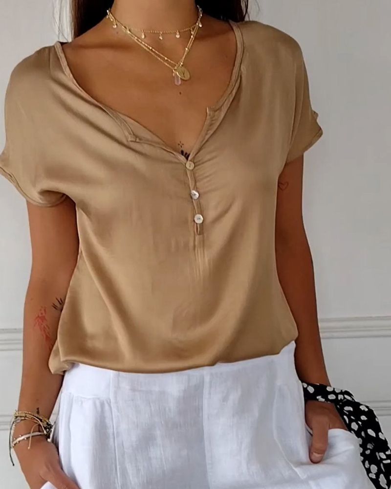 T-Shirt d'Été Doux