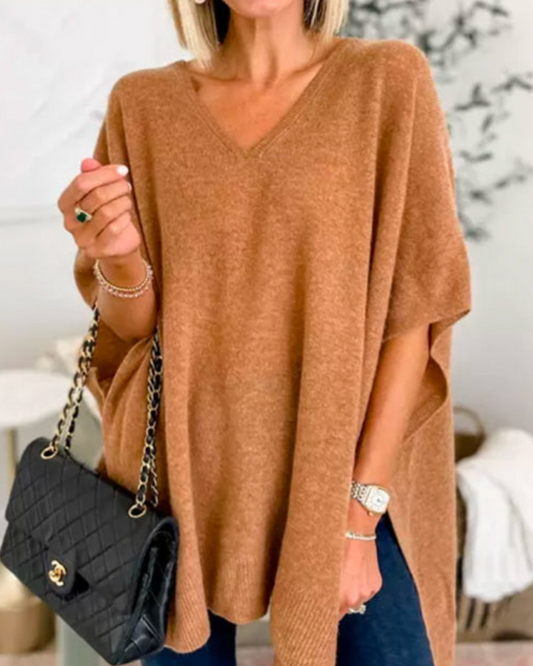 Pull Poncho Col V