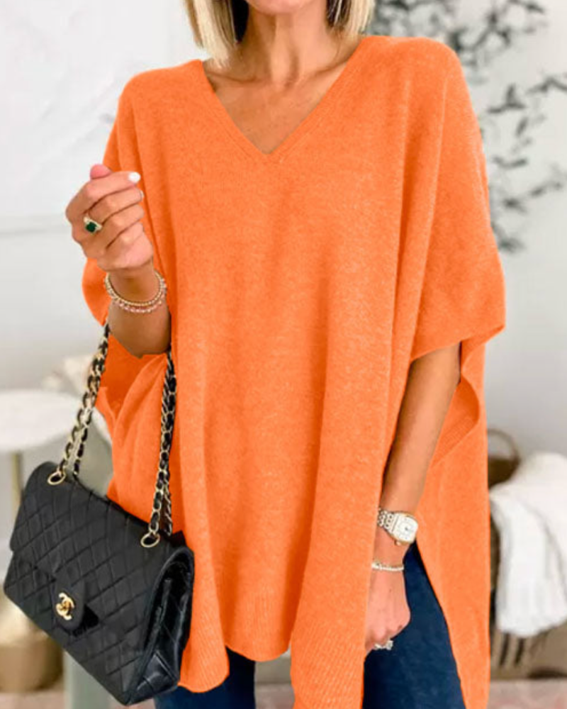 Pull Poncho Col V