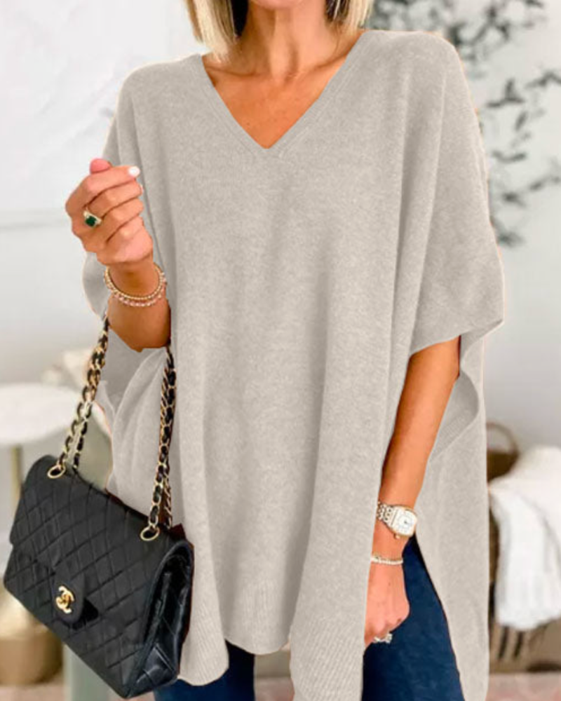 Pull Poncho Col V