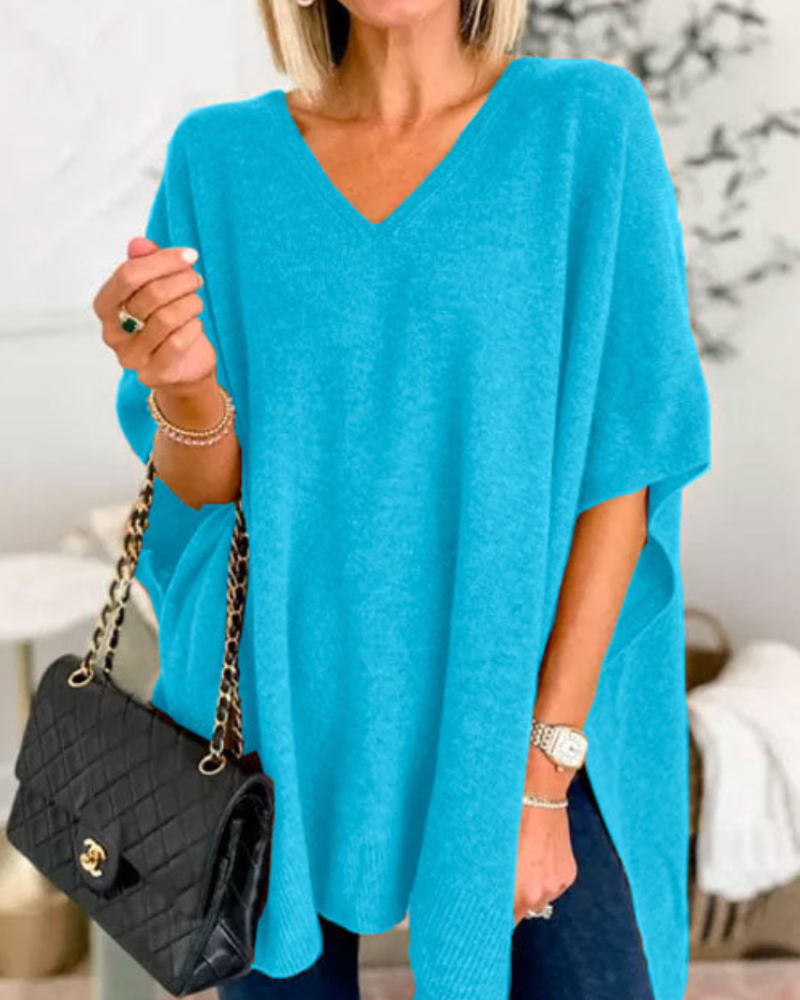 Pull Poncho Col V