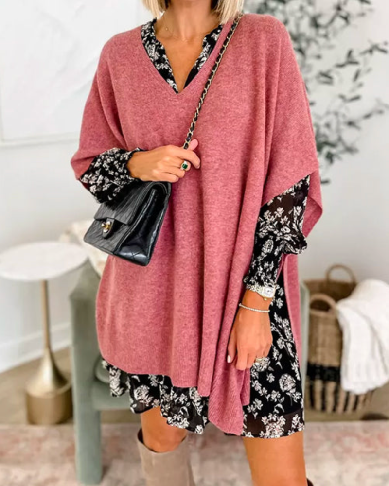 Pull Poncho Col V