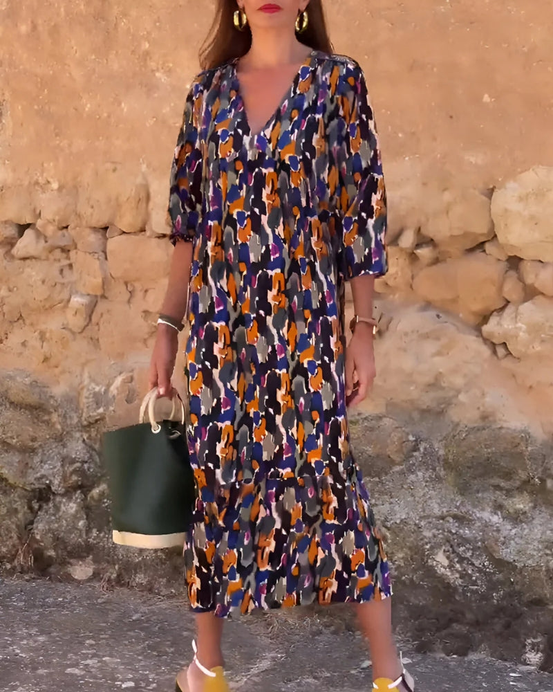 Robe Bohème Imprimée