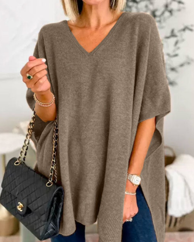 Pull Poncho Col V