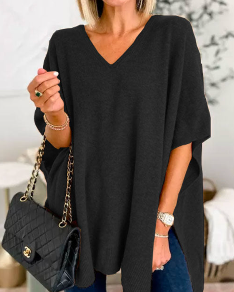 Pull Poncho Col V
