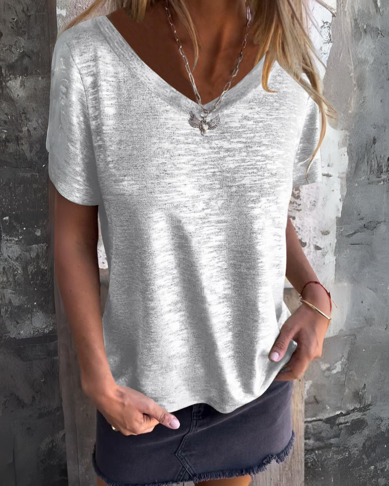 T-Shirt Élégant Brillant