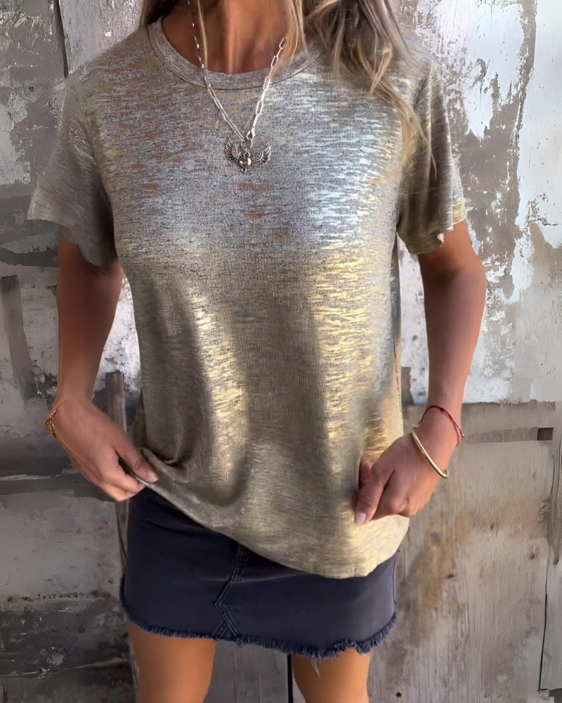 T-Shirt Élégant Brillant