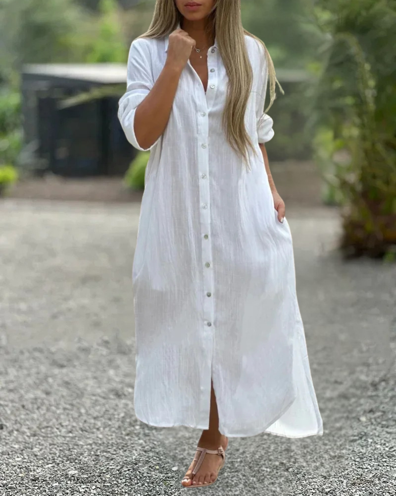 Robe Décontractée en Coton