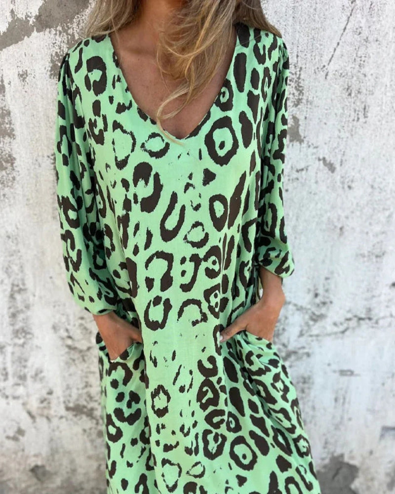 Robe Bohème Léopard