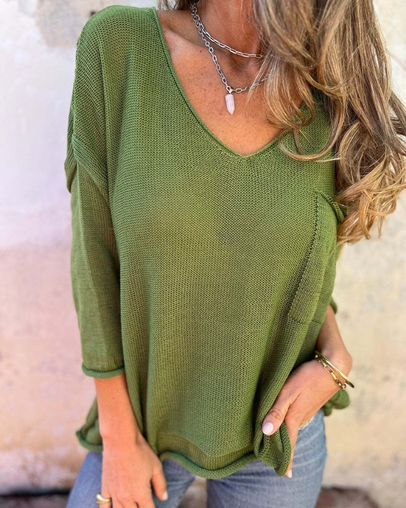 Top Boho en Maille