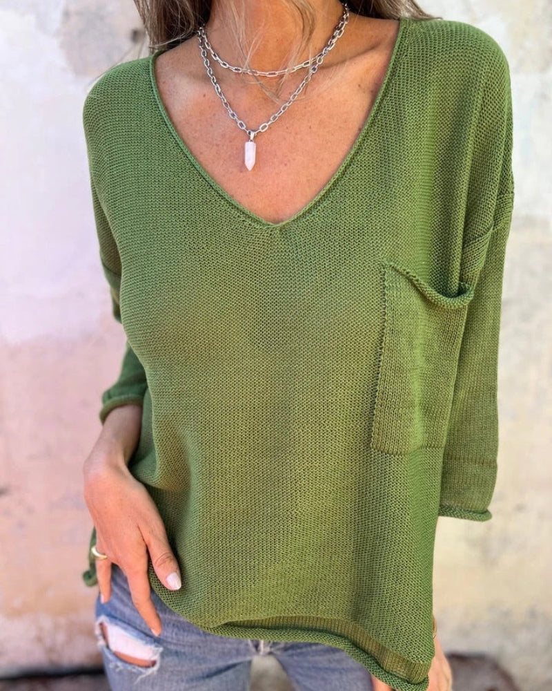 Top Boho en Maille