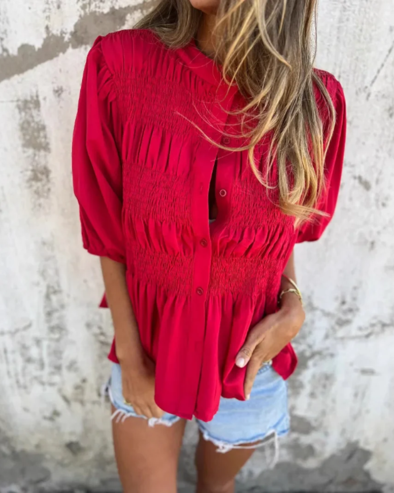 Blouse Gaze Coton Élégante