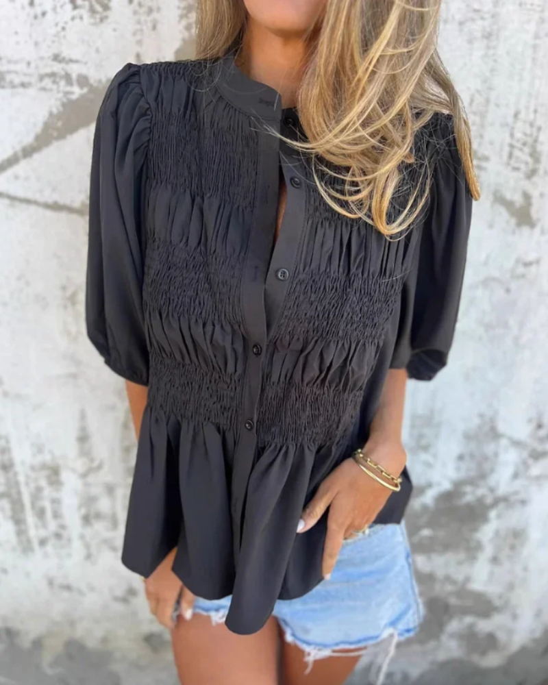 Blouse Gaze Coton Élégante