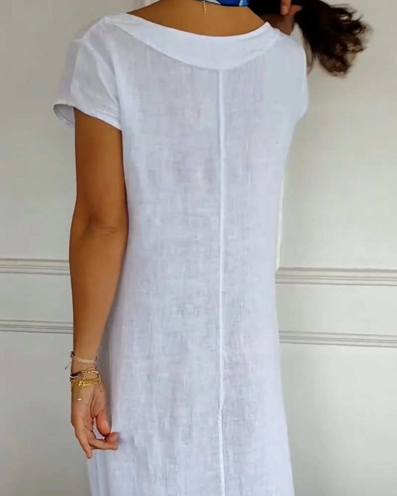 Robe Décontractée en Coton