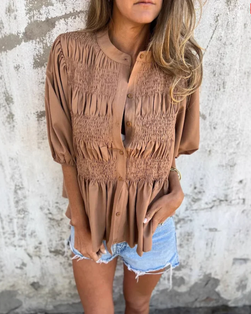 Blouse Gaze Coton Élégante