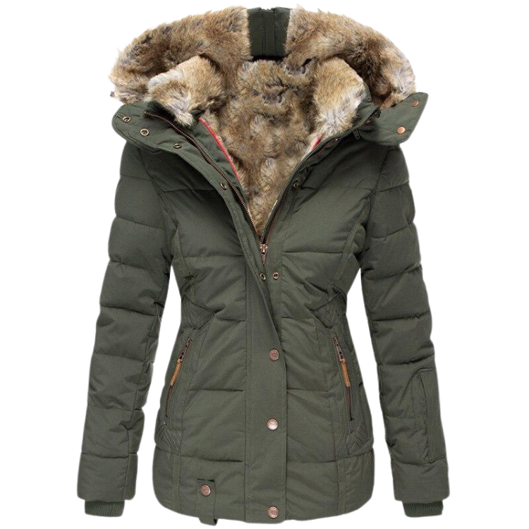 Manteau Fourrure Décontracté