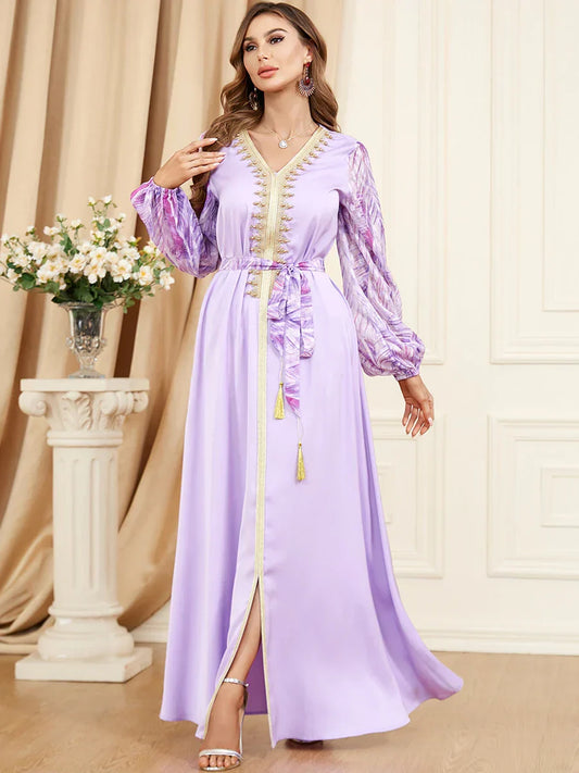 Caftan élégant Lilas