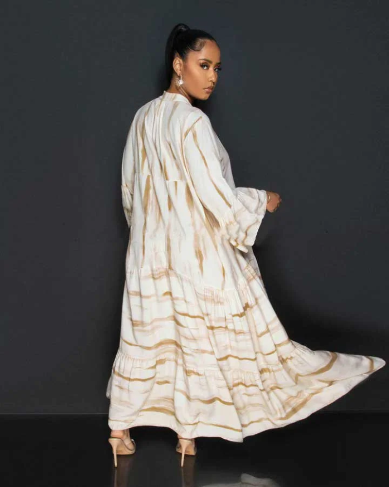 Robe Bohème à Rayures