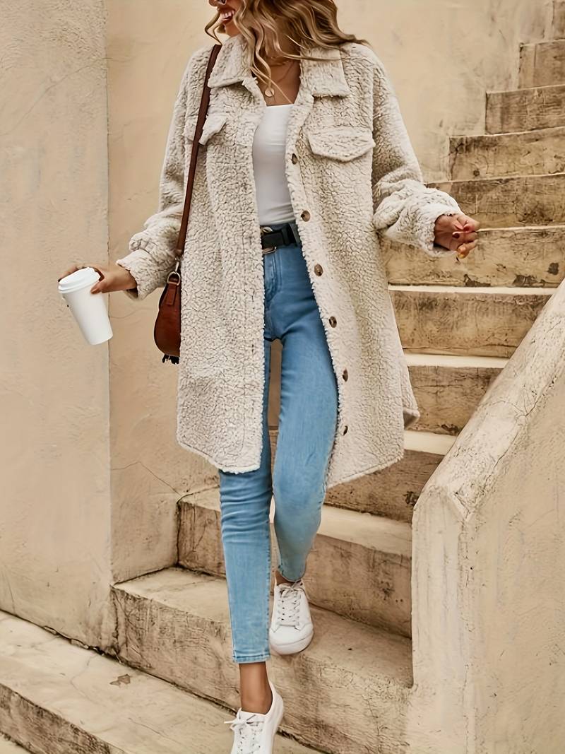 Manteau Peluche Chaud