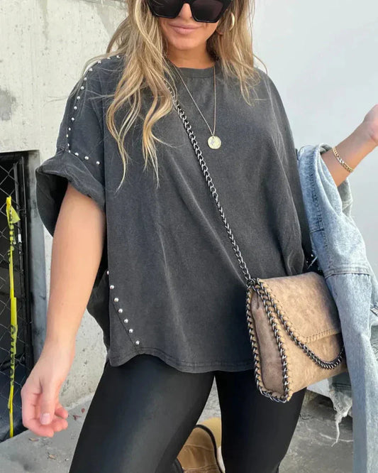 T-shirt Oversize Clavettes