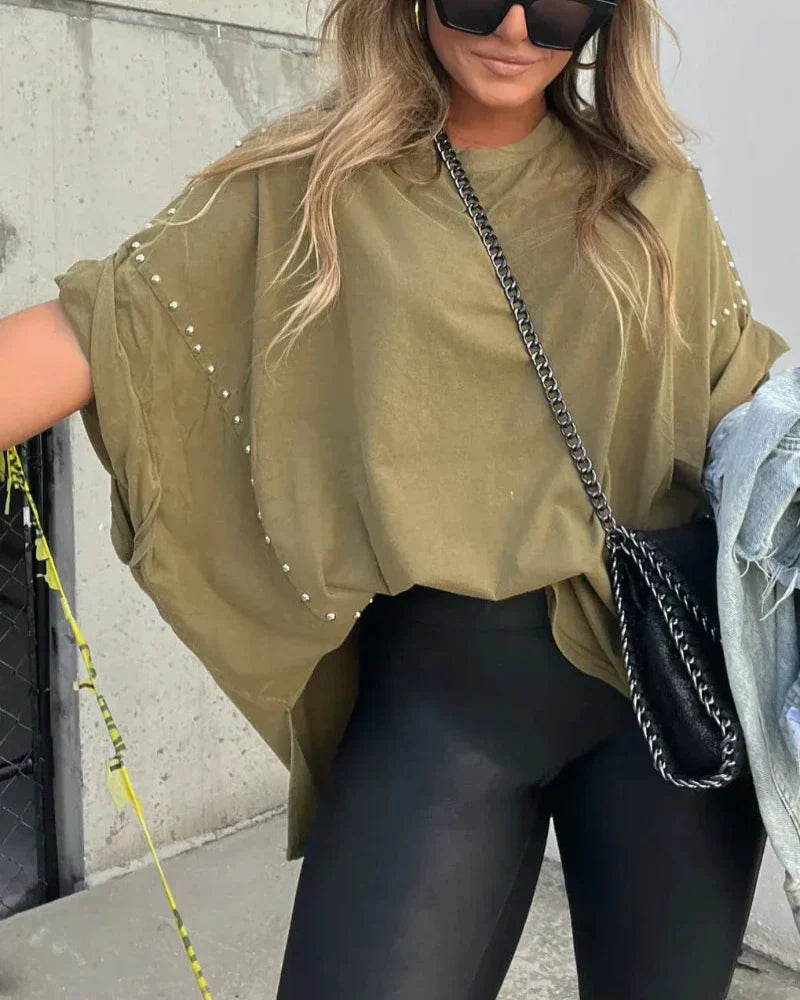 T-shirt Oversize Clavettes