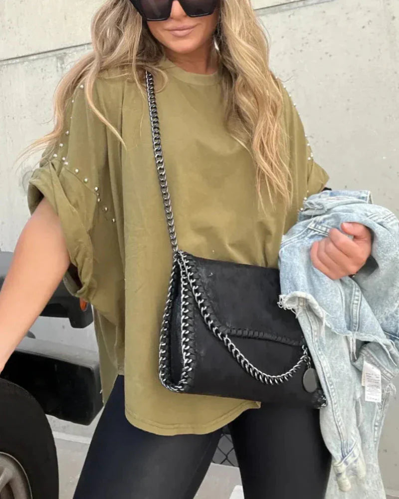 T-shirt Oversize Clavettes
