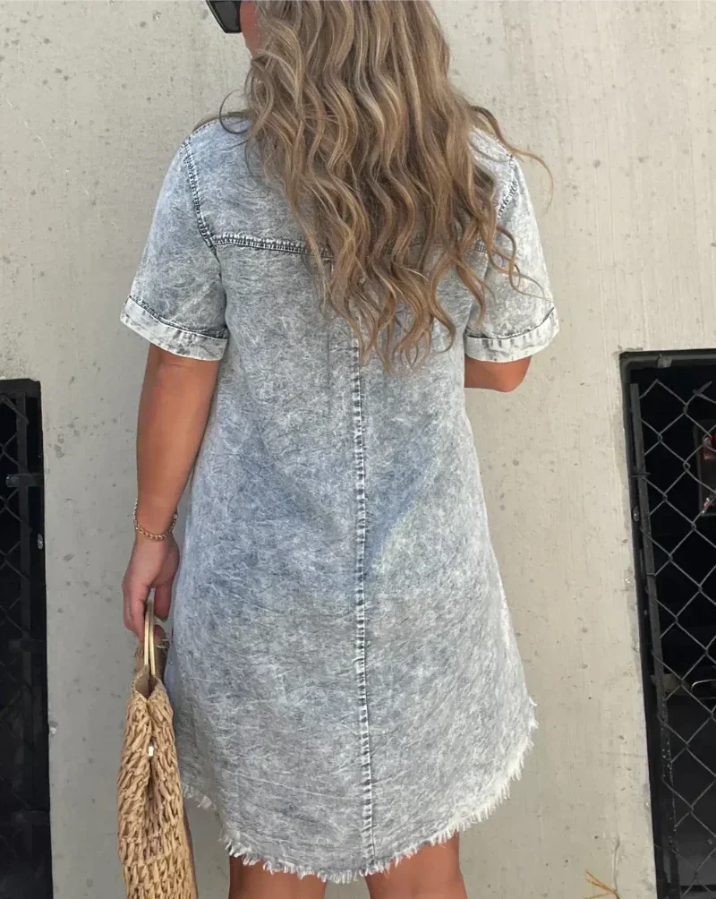 Robe Chemise Jean Femme