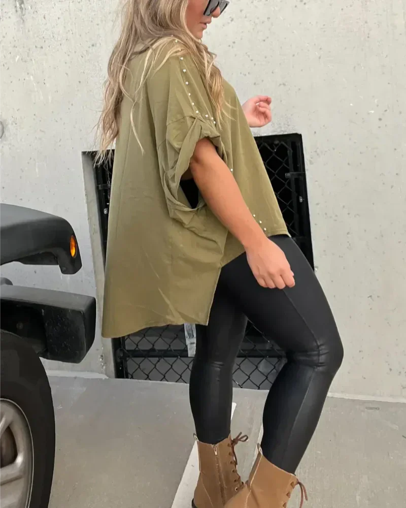T-shirt Oversize Clavettes