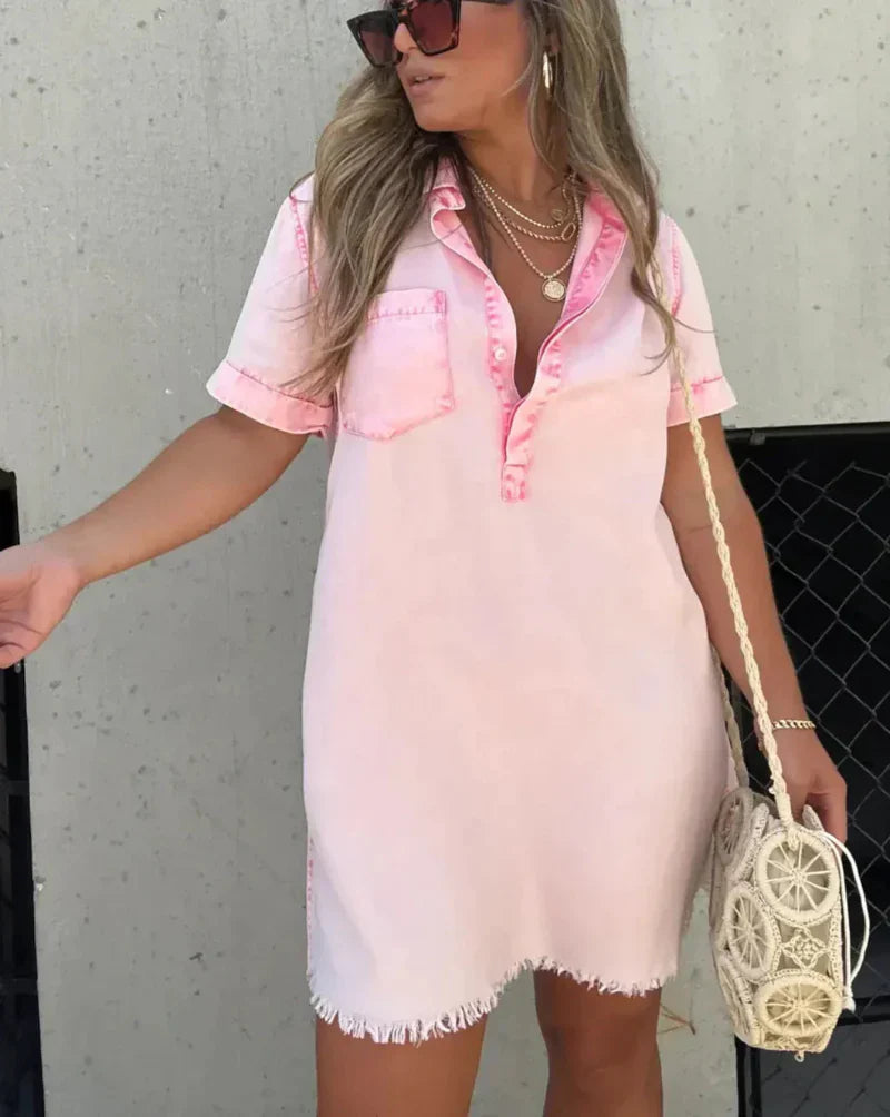 Robe Chemise Jean Femme