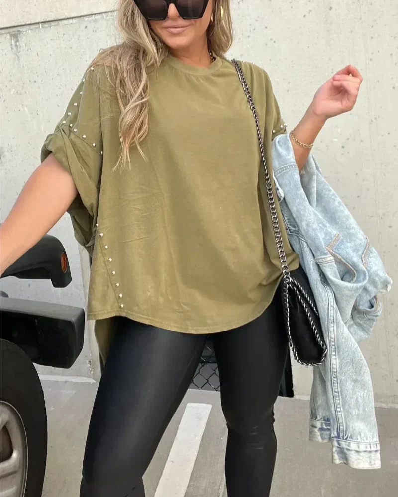 T-shirt Oversize Clavettes