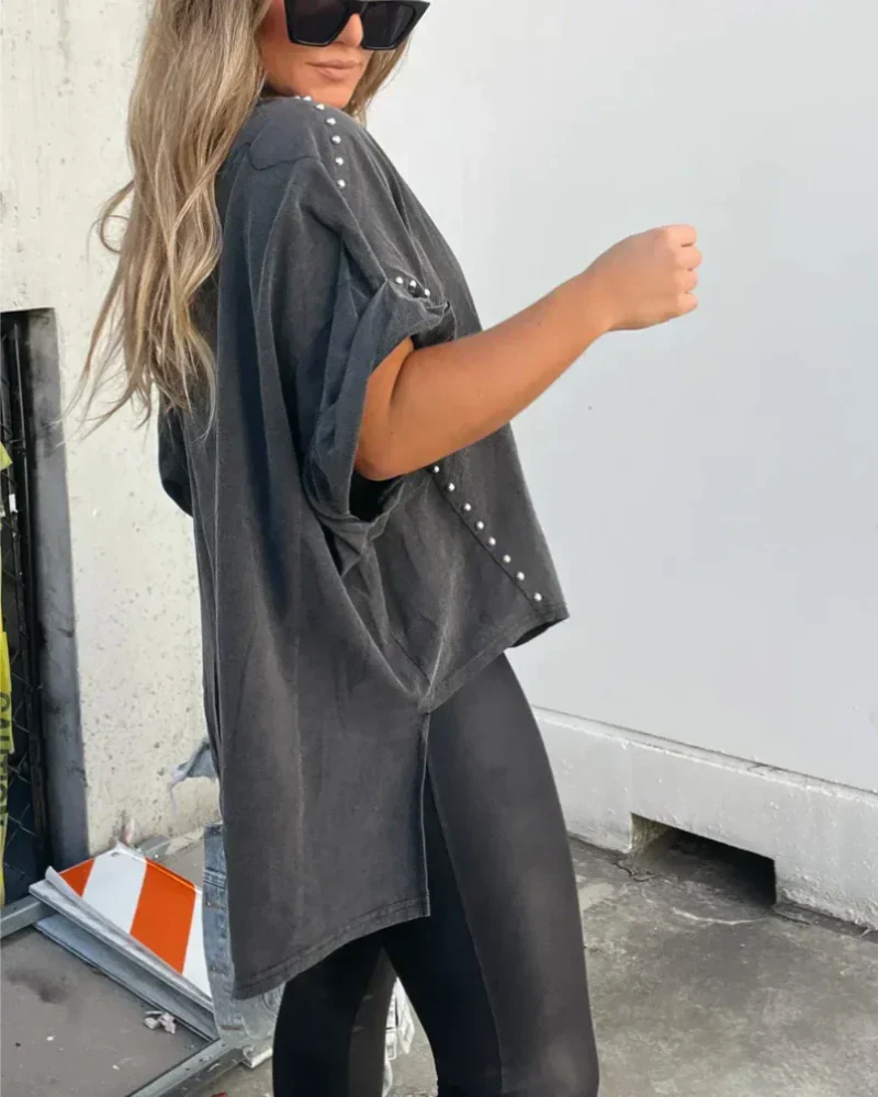 T-shirt Oversize Clavettes