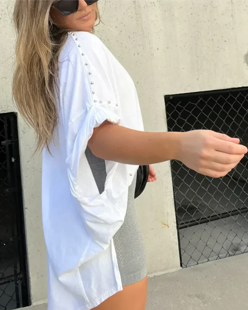 T-shirt Oversize Clavettes
